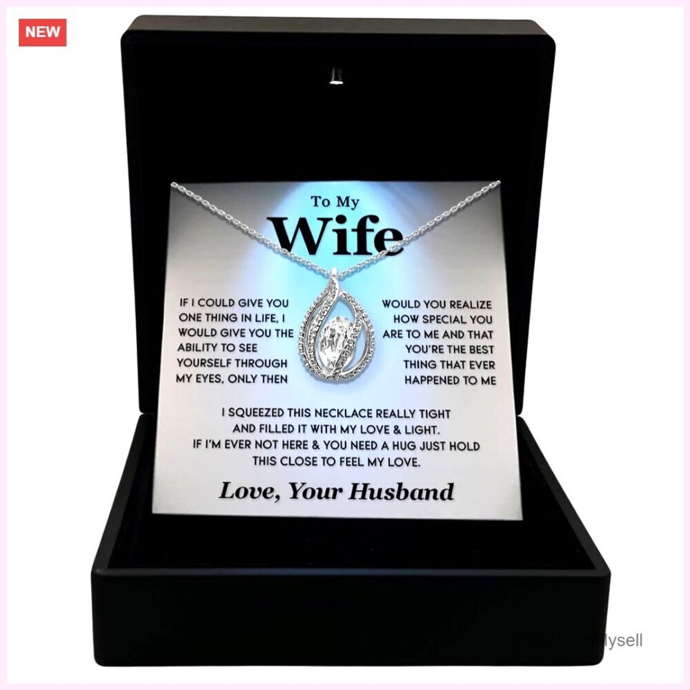 Titanium Alloy Necklace with Swarovski Crystals Elegant Romantic Gift Pendant